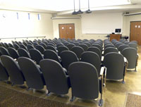 Biochemical Building Room 138. Click on photo for larger image.