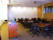 Classroom Building Room 219. Click on photo for larger image.