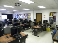 Engineering Building Room 4054. Click on photo for larger image.