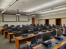 College of Business  Room 26. Click on photo for larger image.