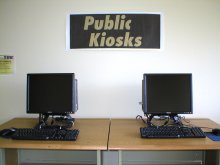 Engineering Building Kiosks. Click on photo for larger image.