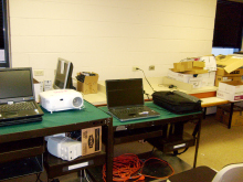 Engineering Building Portables. Click on photo for larger image.