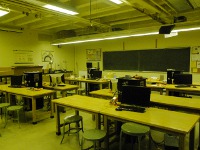 Physical Sciences Building  Room 135. Click on photo for larger image.