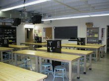 Physical Sciences Building  Room 129. Click on photo for larger image.