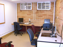 Ross Hall  Room 38. Click on photo for larger image.