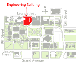 Engineering Building location map.