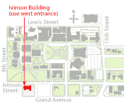 Ivinson location map.