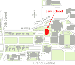 Law School location map.