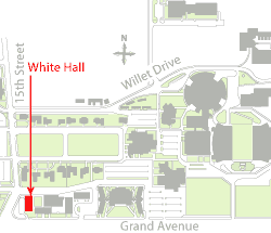 White Hall  location map.