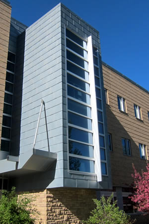 North outside view of IT building in Spring